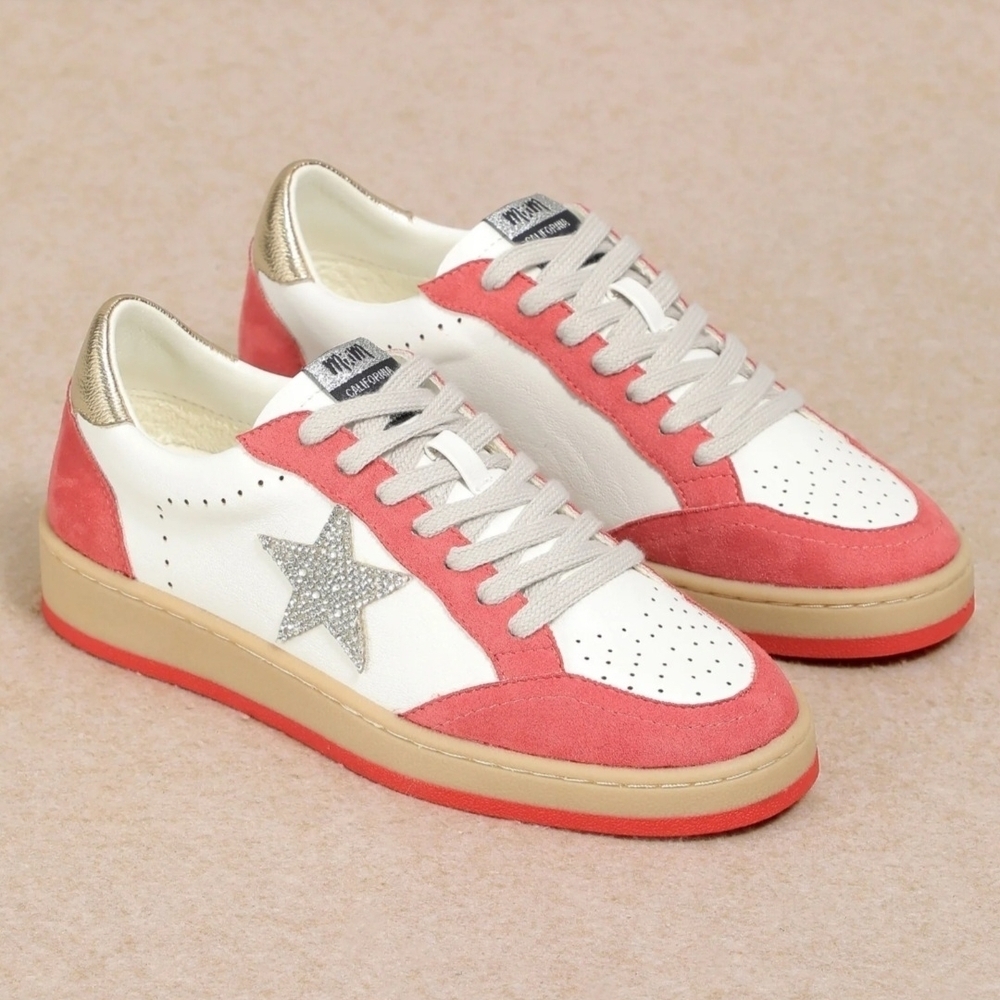Mi.iM Women's Sneakers in Pink, White, and Silver NWOT. Size 10